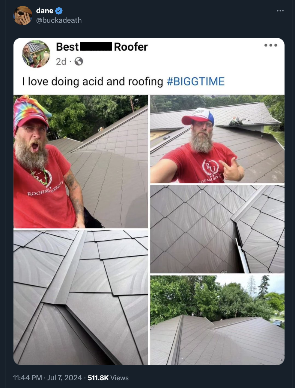 leisure - dane Best Roofer 2d I love doing acid and roofing Views